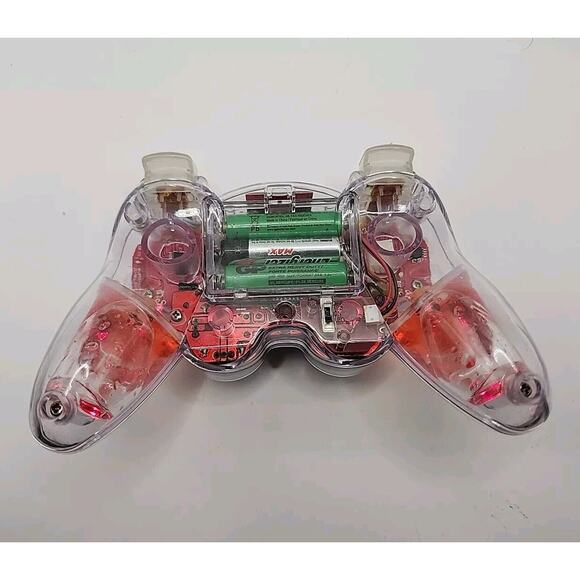 PlayStation 3 PS3 Dream Gear Lava Glow Red Wireless Controller (No Receiver) - Picture 6 of 6